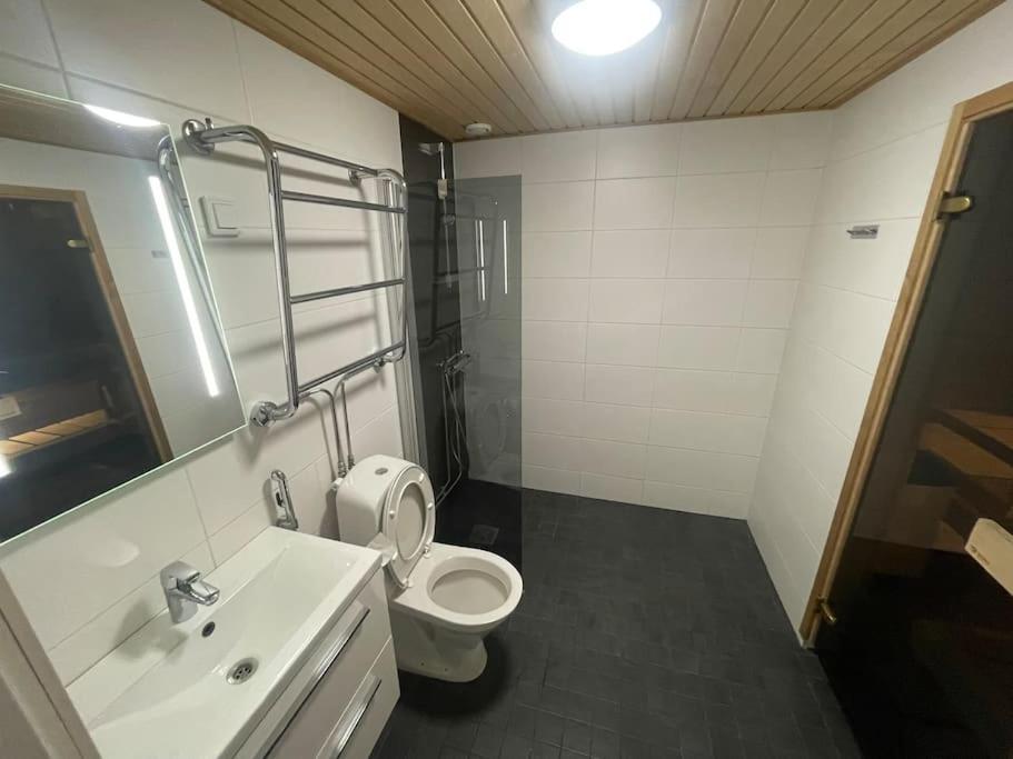 Tilava Kaksio, Saunalla Ja Saehkoeauton Latauksella. Tampere Exterior foto